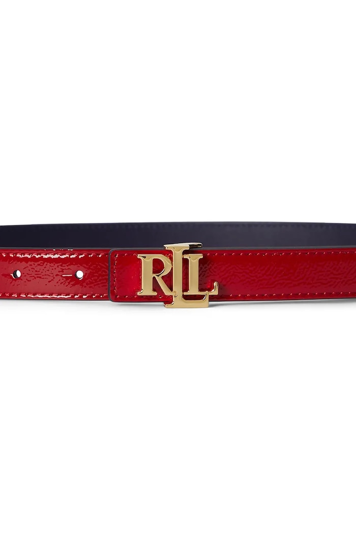 Accesorii Lauren Ralph Lauren curea reversibilă pentru femei, din piele 412P10210 rosu