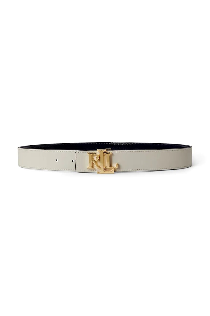 Lauren Ralph Lauren curea reversibilă pentru femei, din piele 412P10211 bleumarin SS26