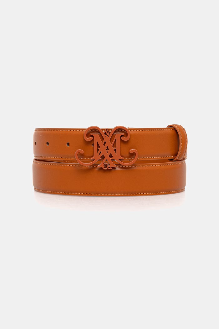 MAX&Co. bőr öv MCASTEMMABELT narancssárga 2616501077200
