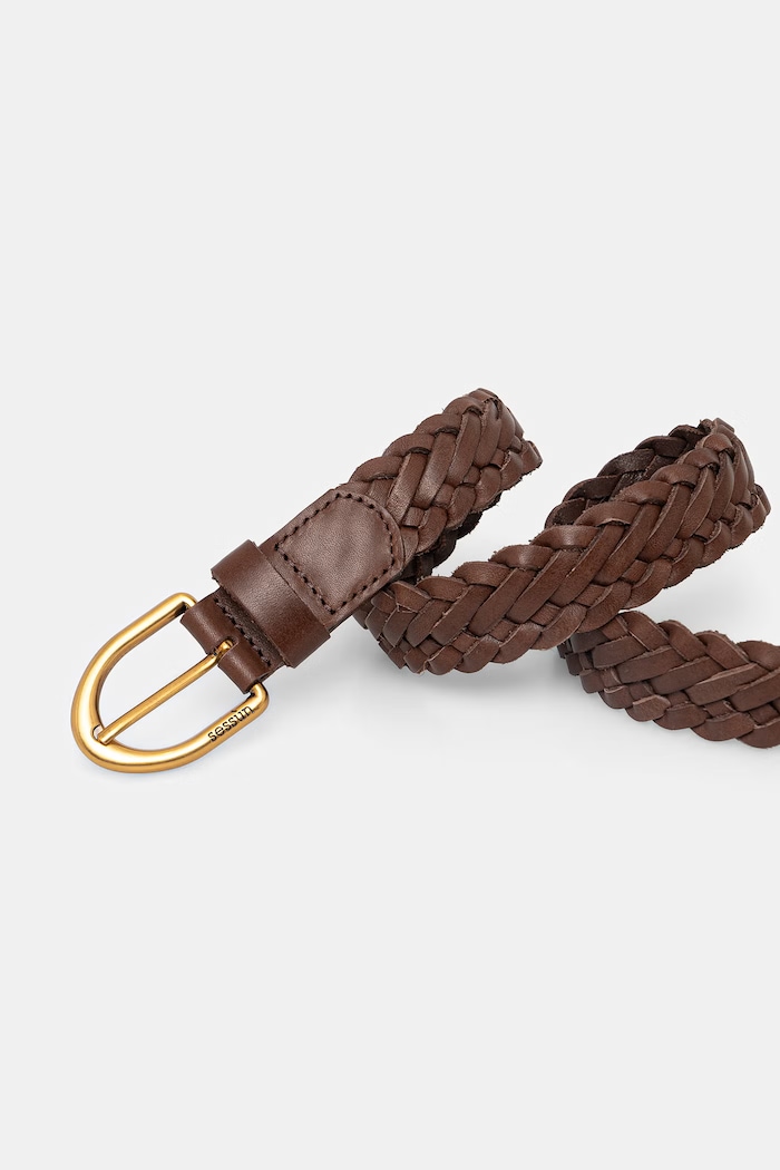 Sessun curea de piele 25116009 maro SS26