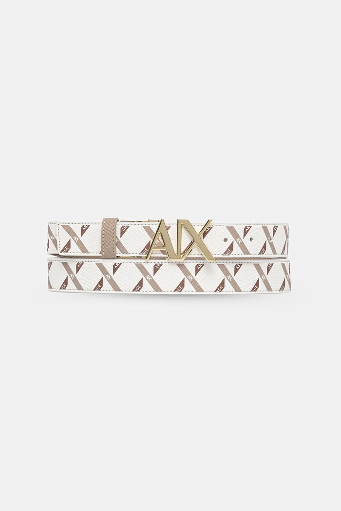 Armani Exchange dvostrani remen za žene od imitacije kože bež XW001203.AF17155