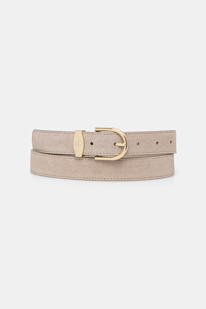 Armani Exchange curea pentru femei, din piele bej XW002848.AF27395