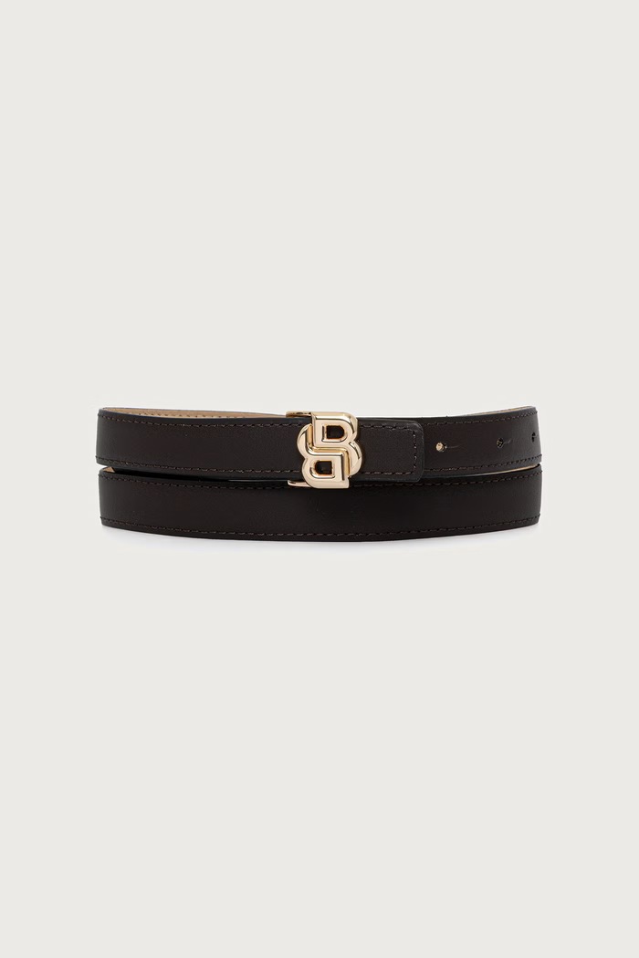 BOSS Remen za žene kožni B Icon-G 50563785 bež SS26