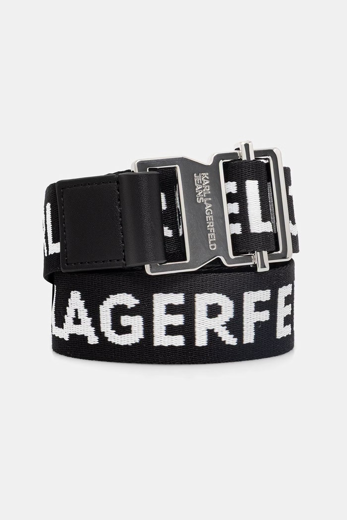 Pas Karl Lagerfeld Jeans črna B1W33061