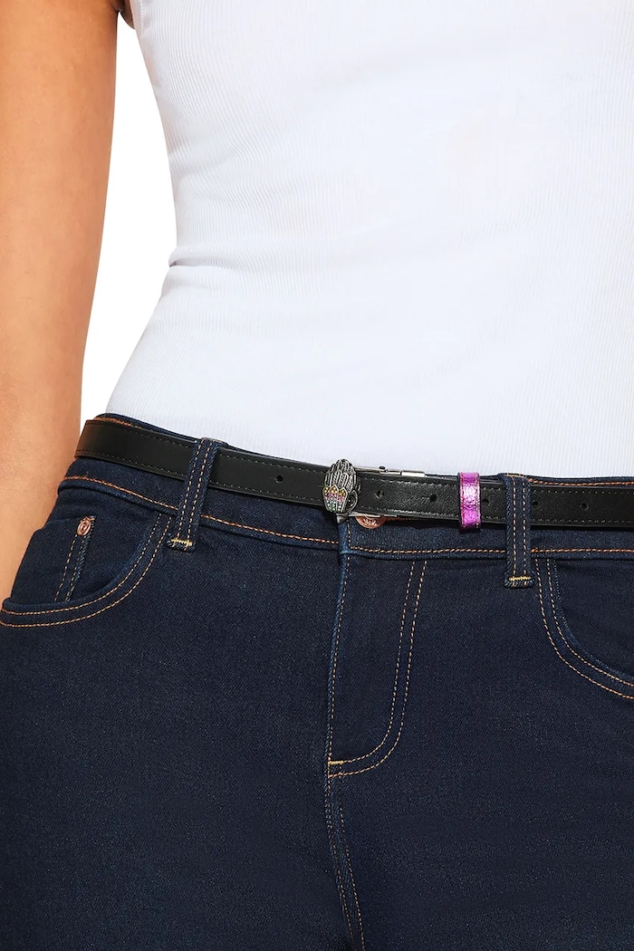 Kurt Geiger London curea reversibilă pentru femei, din piele Eagle Belt 5411769109