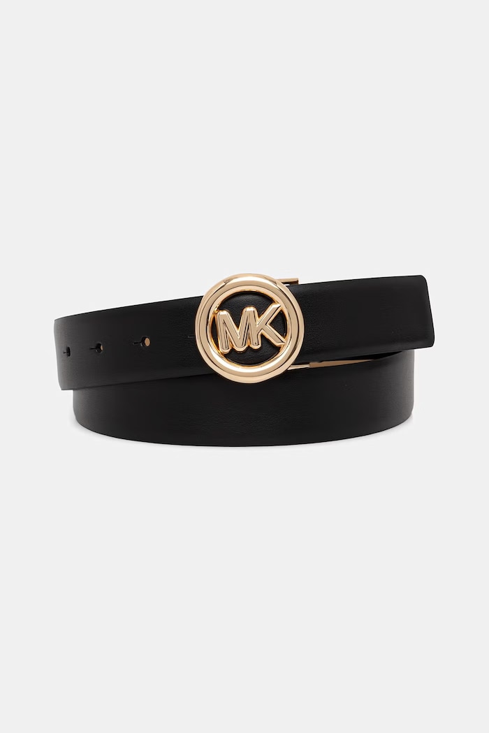 MICHAEL Michael Kors opasok dámsky kožený čierna 29MKWB551057