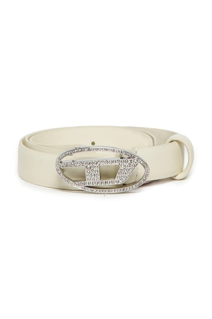 Dječji kožni remen Diesel B1DRCRYSTAL BELTS bijela J02524.KXBLR
