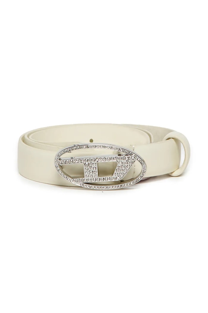 Dječji kožni remen Diesel B1DRCRYSTAL BELTS bijela J02524.KXBLR