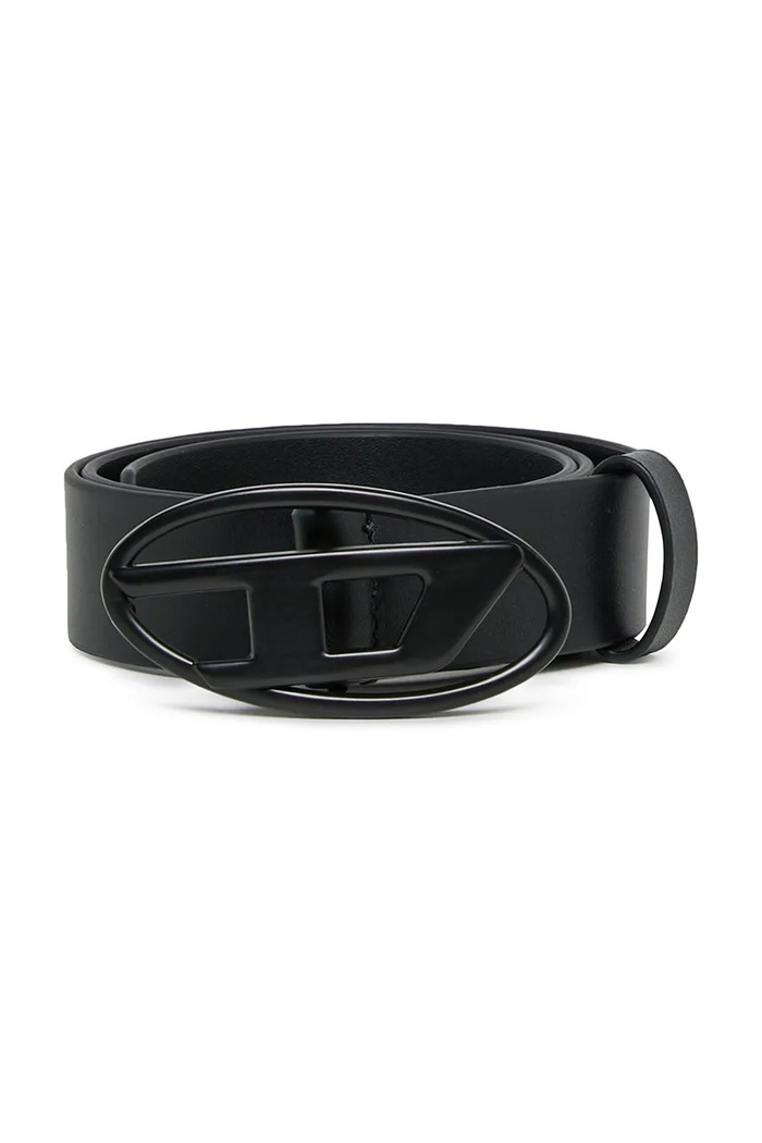 Παιδική δερμάτινη ζώνη Diesel B1DRN BELTS μαύρο J02595.KXBLR