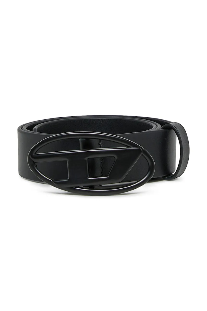 Παιδική δερμάτινη ζώνη Diesel B1DRN BELTS μαύρο J02595.KXBLR