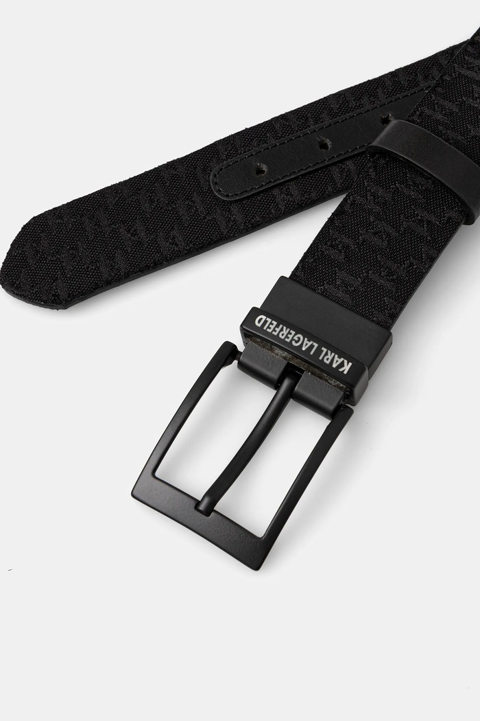 Αναστρέψιμη ζώνη Karl Lagerfeld 561115.805302 μαύρο SS26
