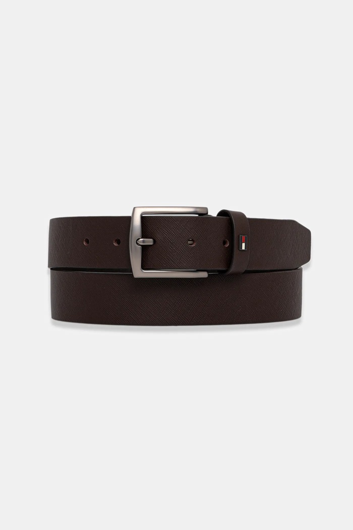 Tommy Hilfiger bőr öv barna AM0AM14066