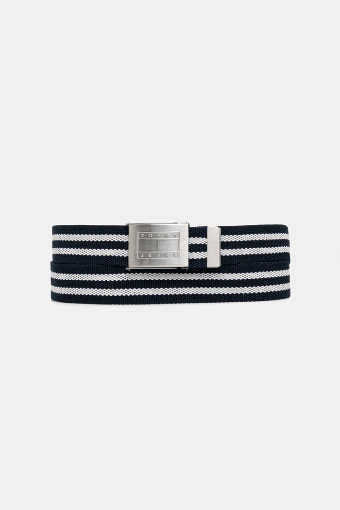 Opasok Tommy Jeans Planet friendly tmavomodrá AM0AM13845