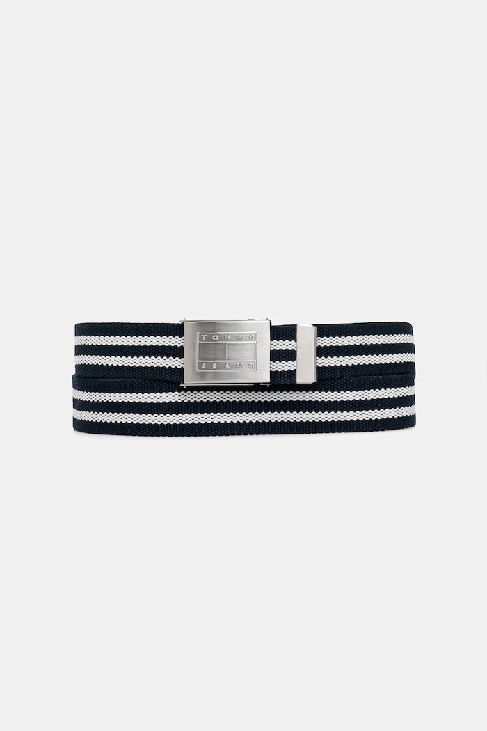 Opasok Tommy Jeans Planet friendly tmavomodrá AM0AM13845