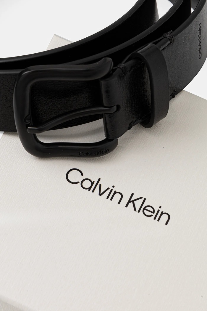 Kiegészítők Calvin Klein bőr öv LV04D7041G fekete