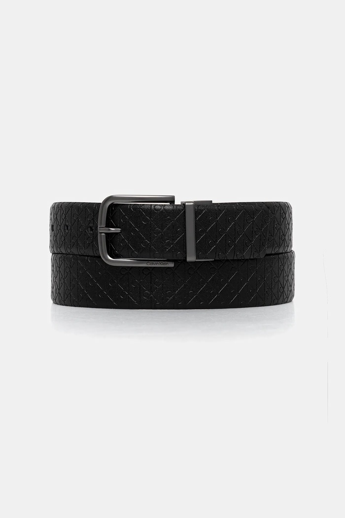 Calvin Klein kifordítható bőröv nappa bőr fekete LV04D7042G