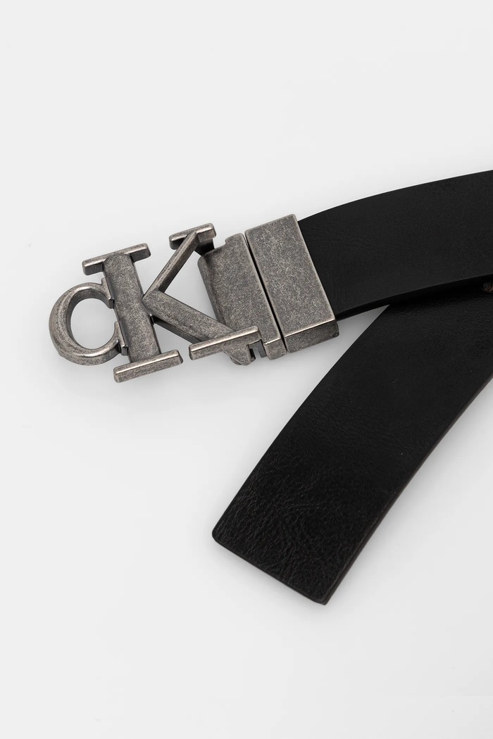 Calvin Klein kétoldalas férfi bőröv LV04D7049G fekete SS26