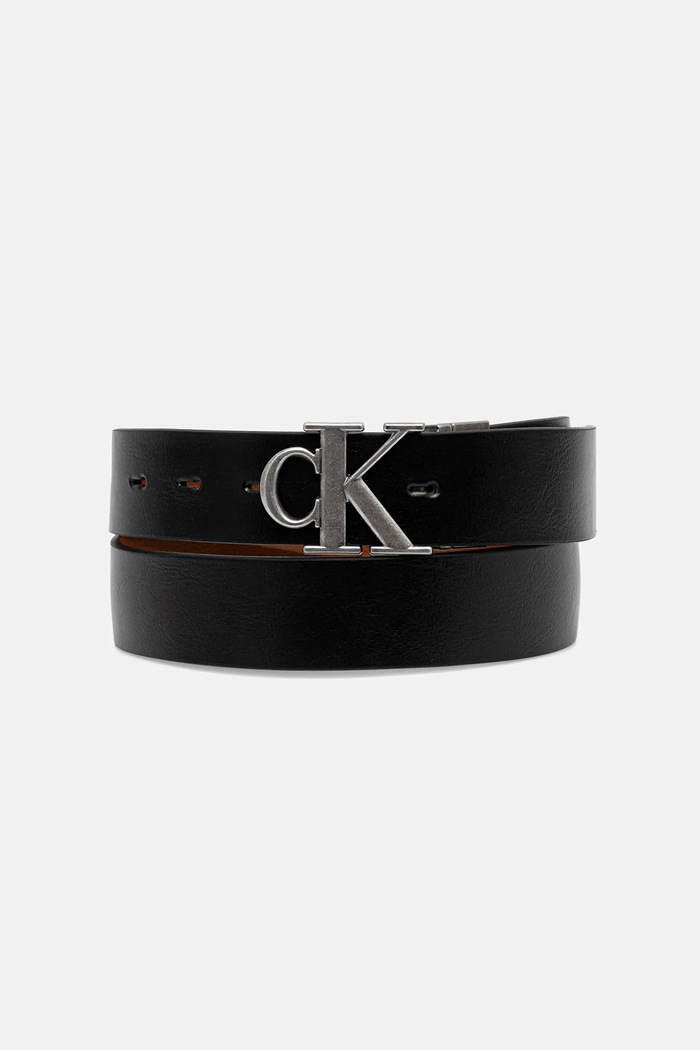 Calvin Klein férfi bőr kétoldalas öv fekete LV04D7049G