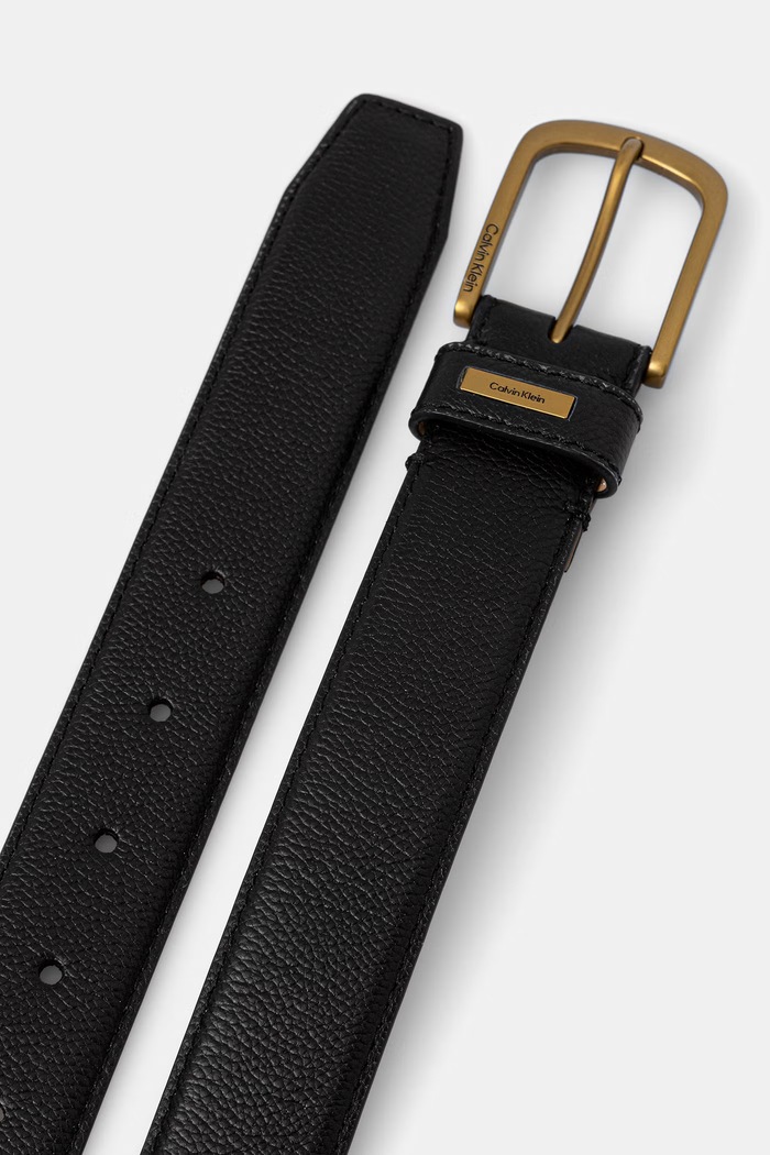 Calvin Klein pásek pánský kožený LV04D7073G černá SS26