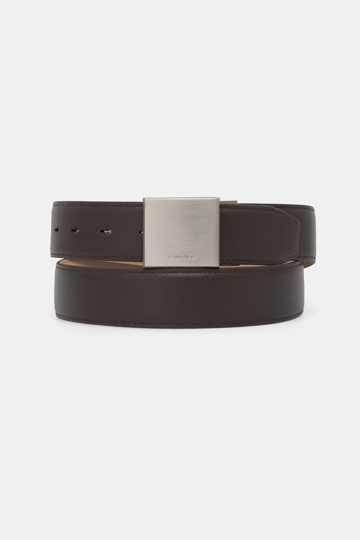 Calvin Klein curea pentru bărbați din piele maro LV04D7080G