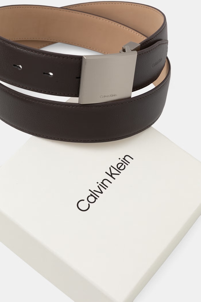 Accesorii Calvin Klein curea pentru bărbați din piele LV04D7080G maro