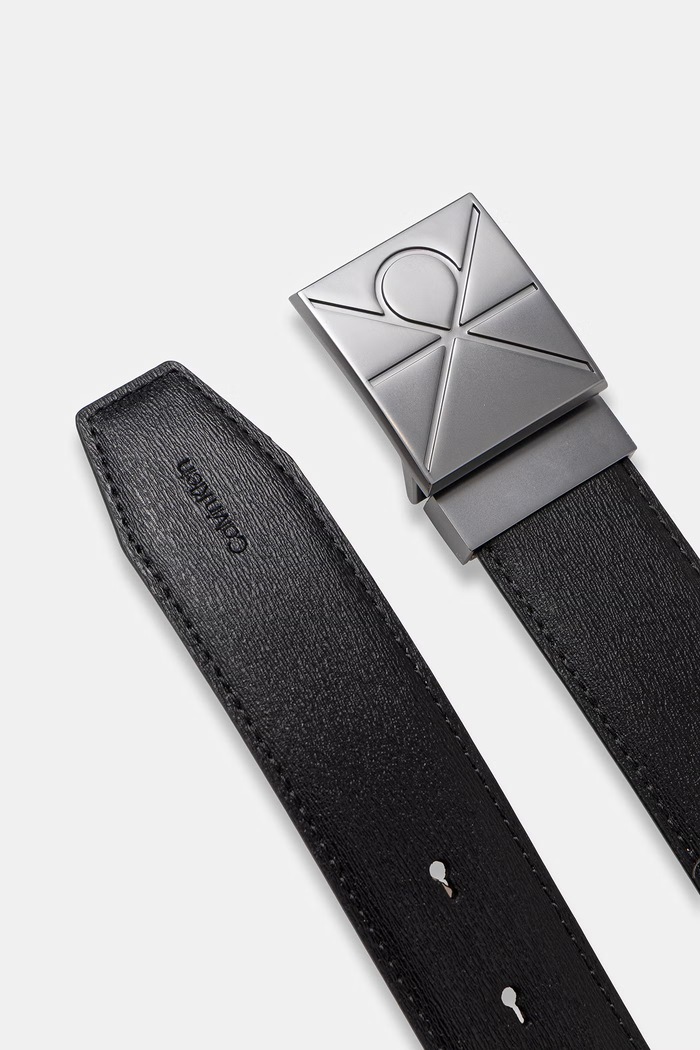 Calvin Klein pásek pánský kožený LV04D7081G černá SS26