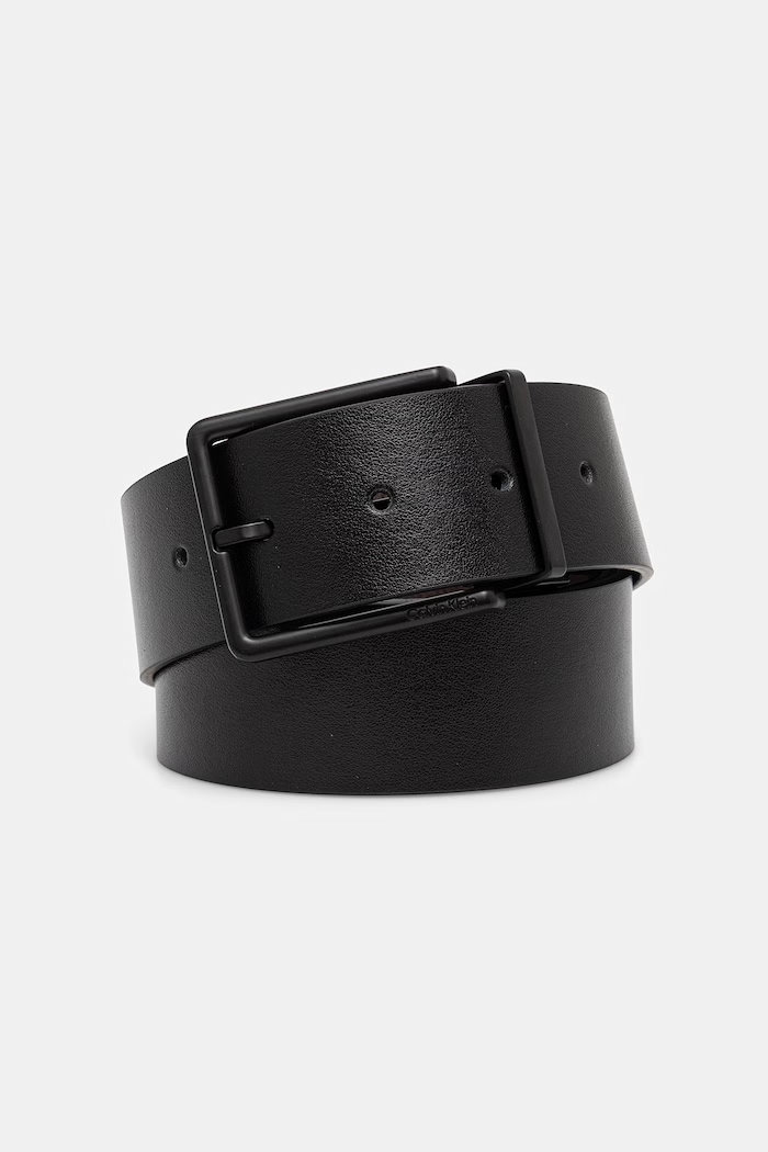 Calvin Klein obojstranný pánsky kožený opasok čierna LV04D7118G