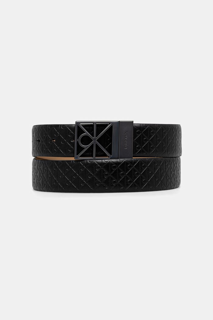 Calvin Klein pásek dámský kožený černá LV04D7122G