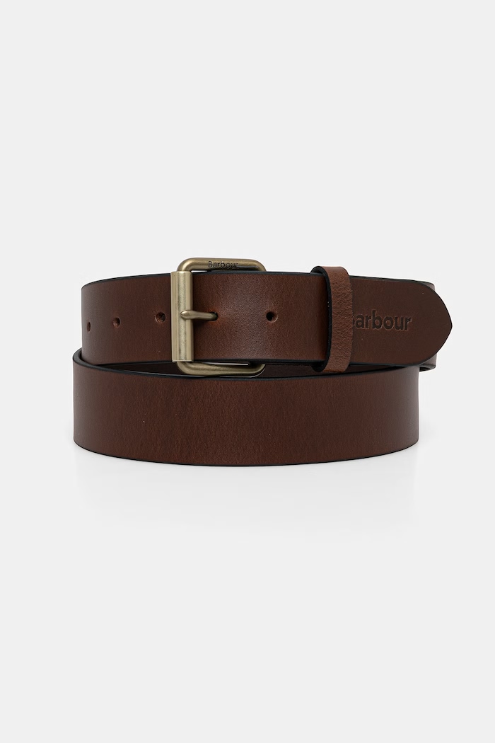 Barbour curea pentru bărbați, din piele maro MAC0351