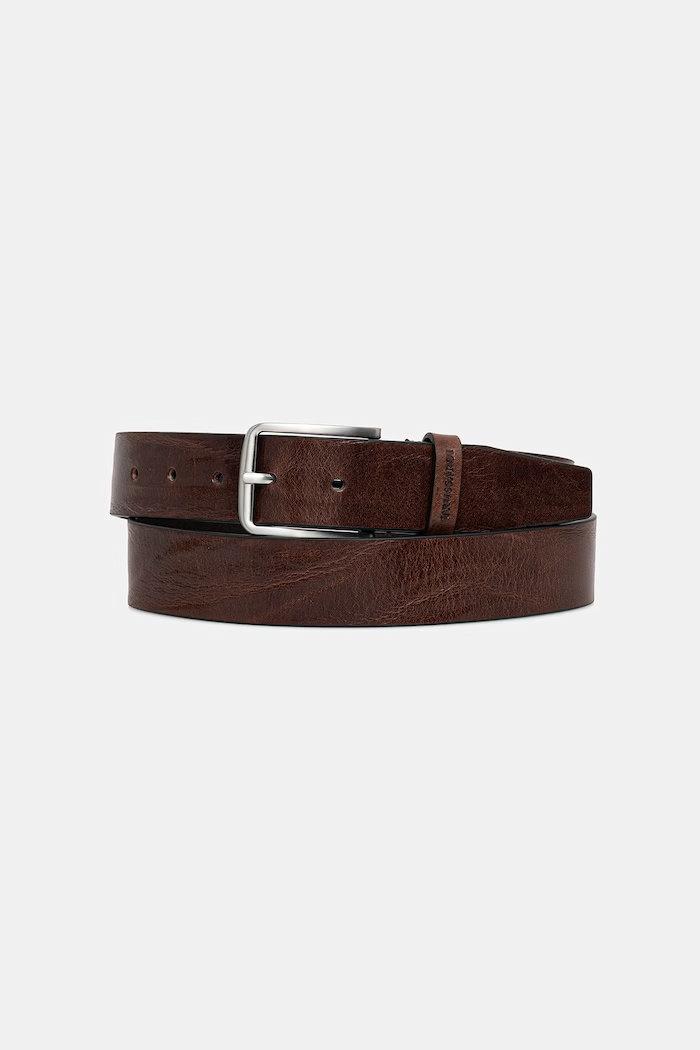 Trussardi cintura in pelle marrone B313B000035N