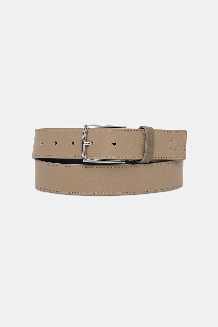 Kožený opasok Trussardi béžová B349B000042N