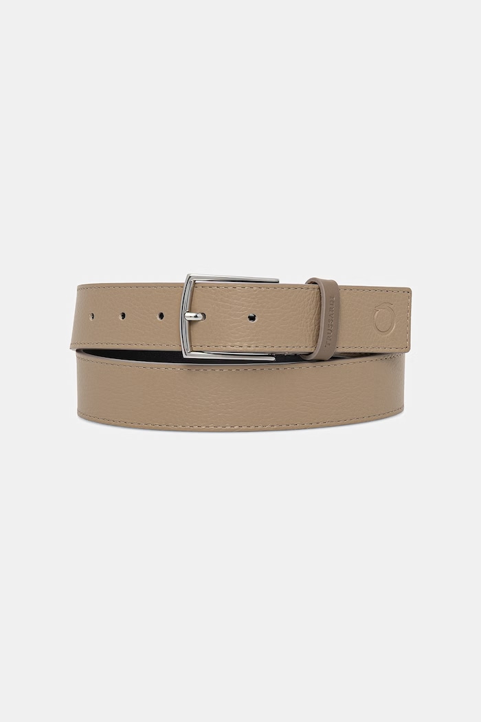 Kožený opasok Trussardi béžová B349B000042N