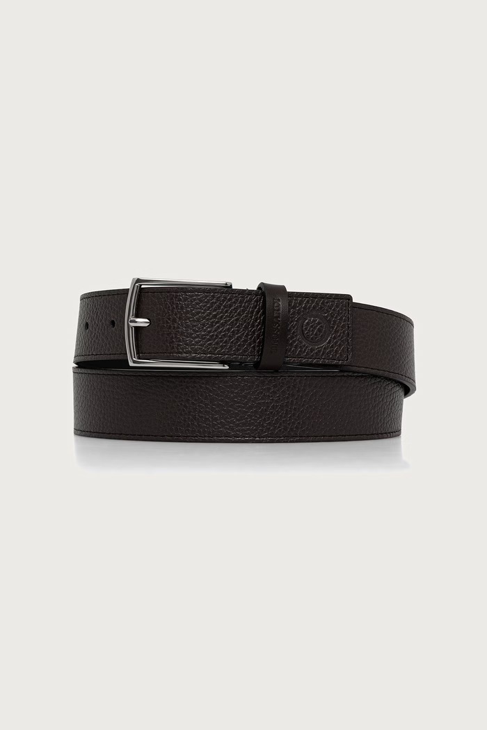 Trussardi Pasek męski skórzany brązowy B349B000042N
