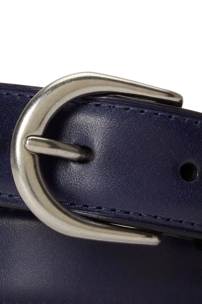 Kožni remen Polo Ralph Lauren 405978786 mornarsko plava SS26