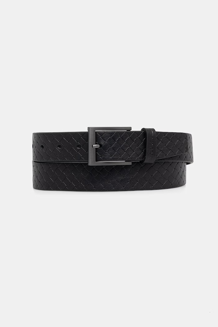 Karl Lagerfeld curea de piele negru 562426.815300