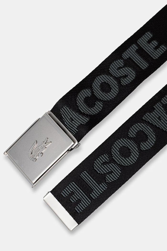 Lacoste curea pentru bărbați RC4104 negru SS26