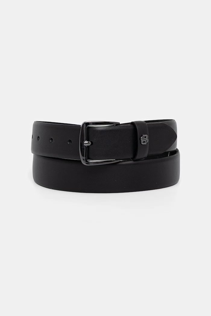 BOSS curea pentru bărbați din piele BB_Sz35 negru 50558852