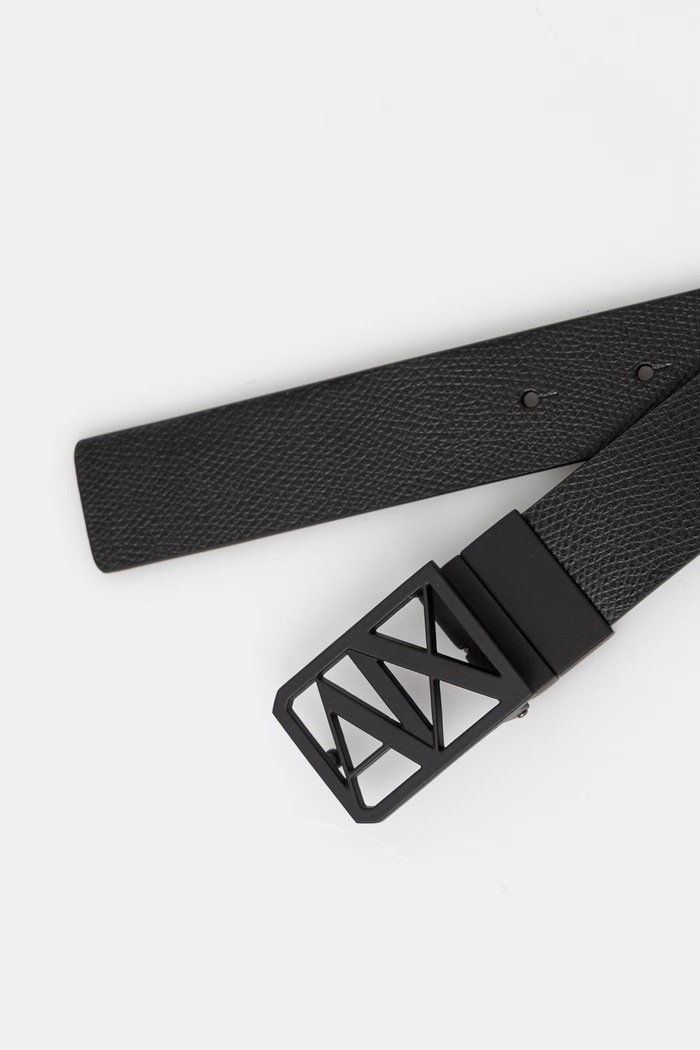 Armani Exchange oboustranný pásek pánský XM002659.AF22849 černá SS26