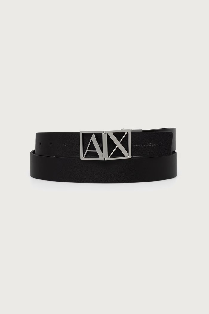 Armani Exchange Pasek dwustronny męski skórzany czarny XM002664.AF22854