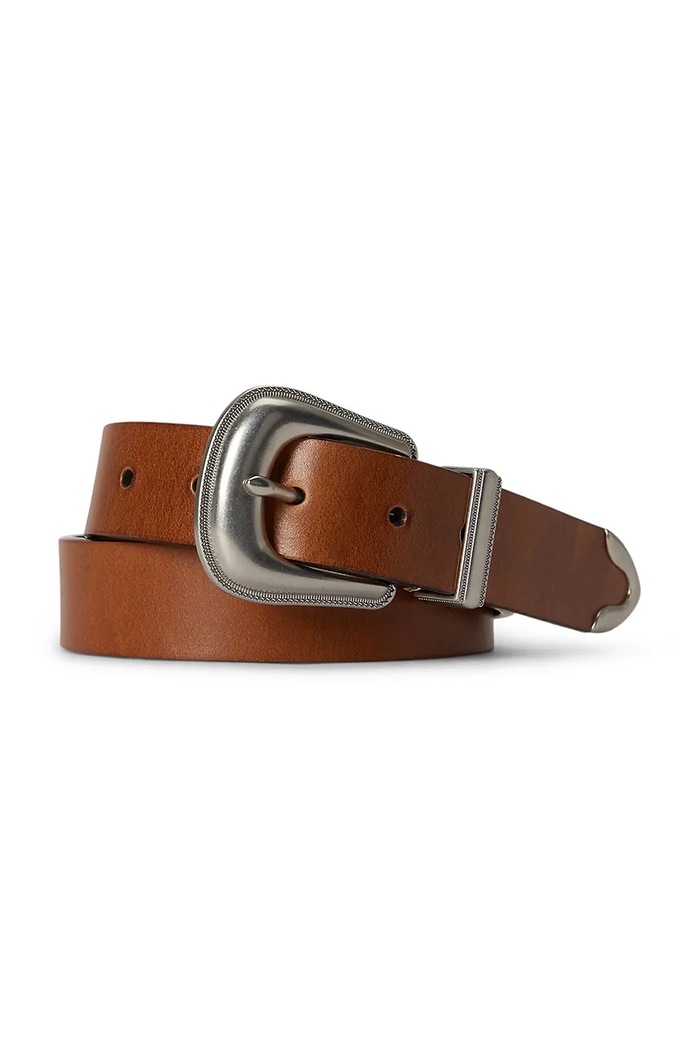 Polo Ralph Lauren Pásek pánský kožený hnědá 405P07848