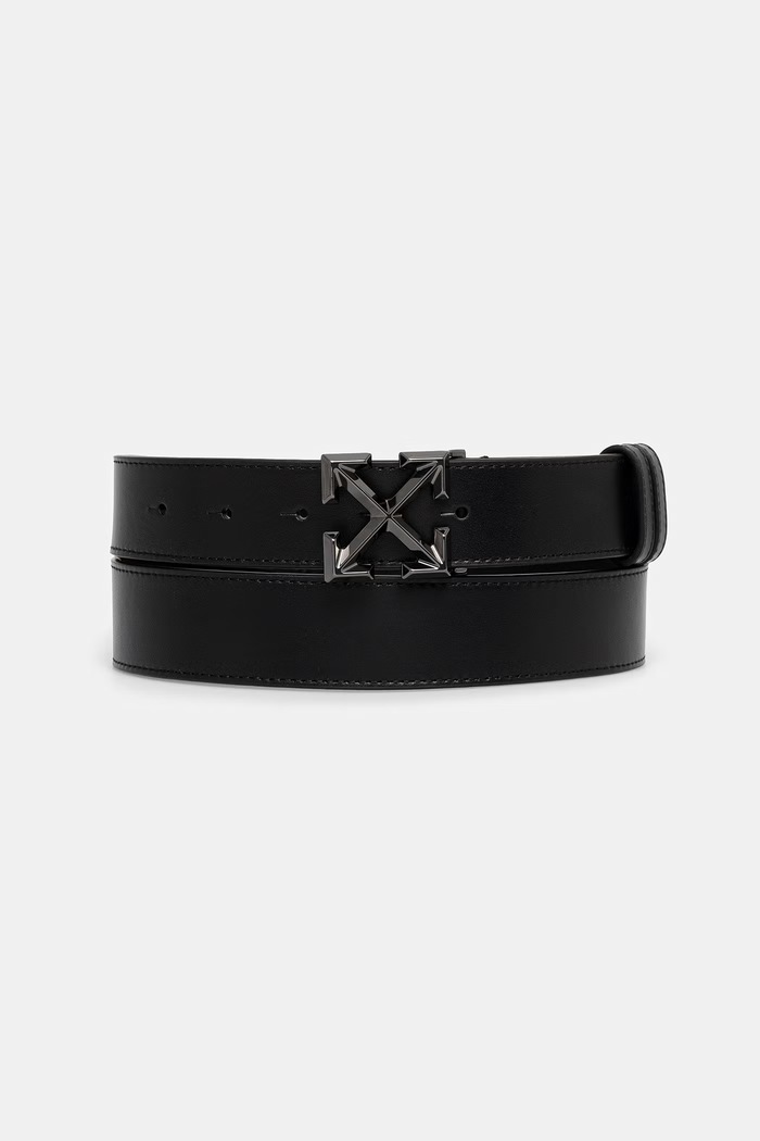 Off-White колан от кожа мъжки черен OMRB14GS26LEA003