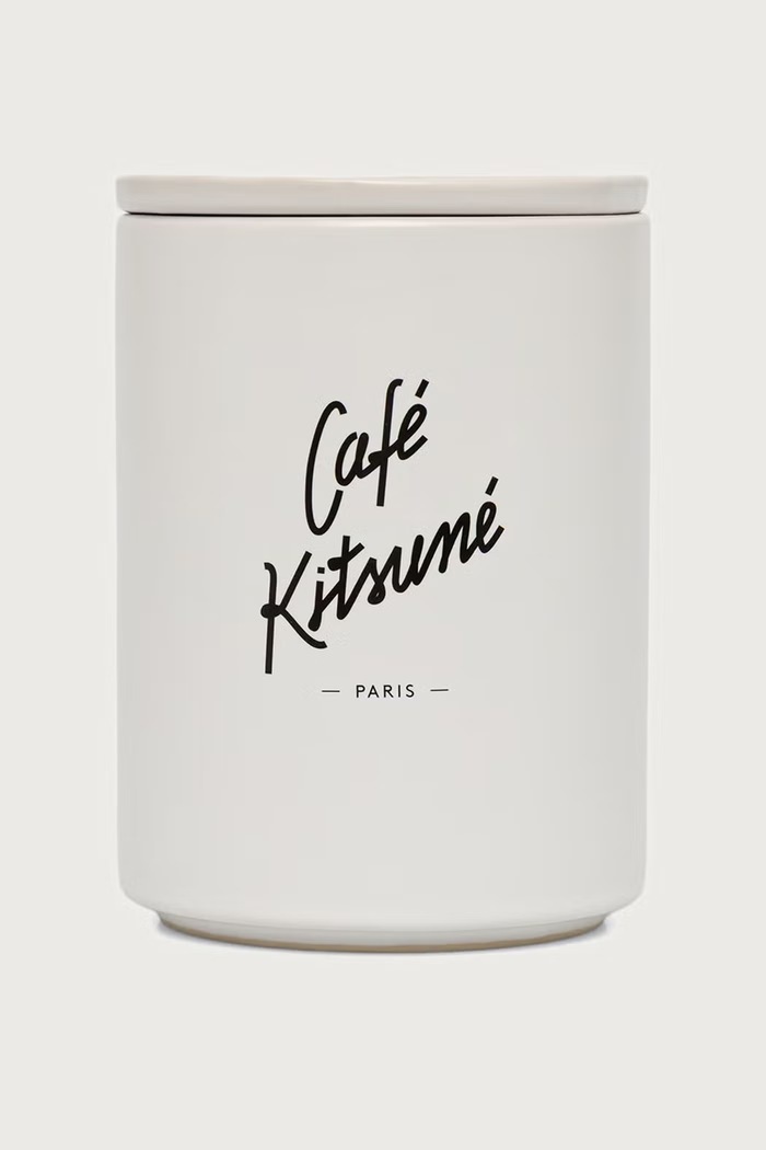 Café Kitsuné Pojemnik z pokrywką do kawy beżowy QU08302OF0031