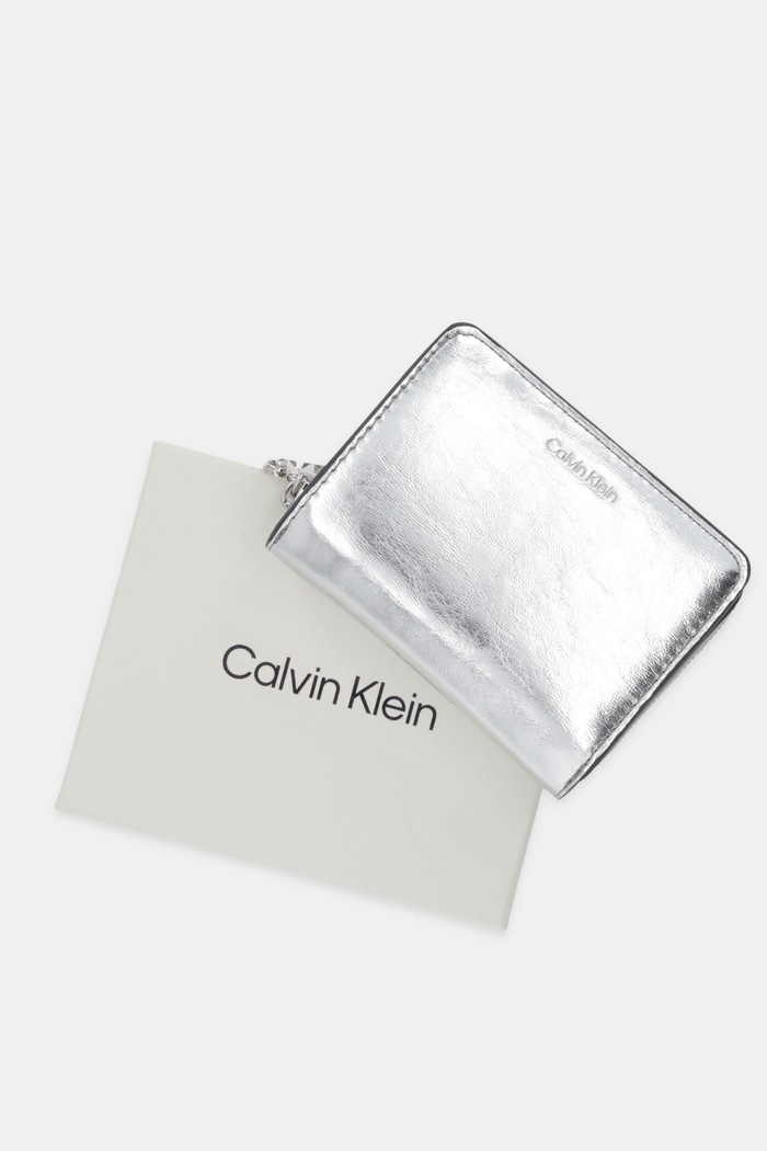 Calvin Klein portofel LV04F1103G argintiu