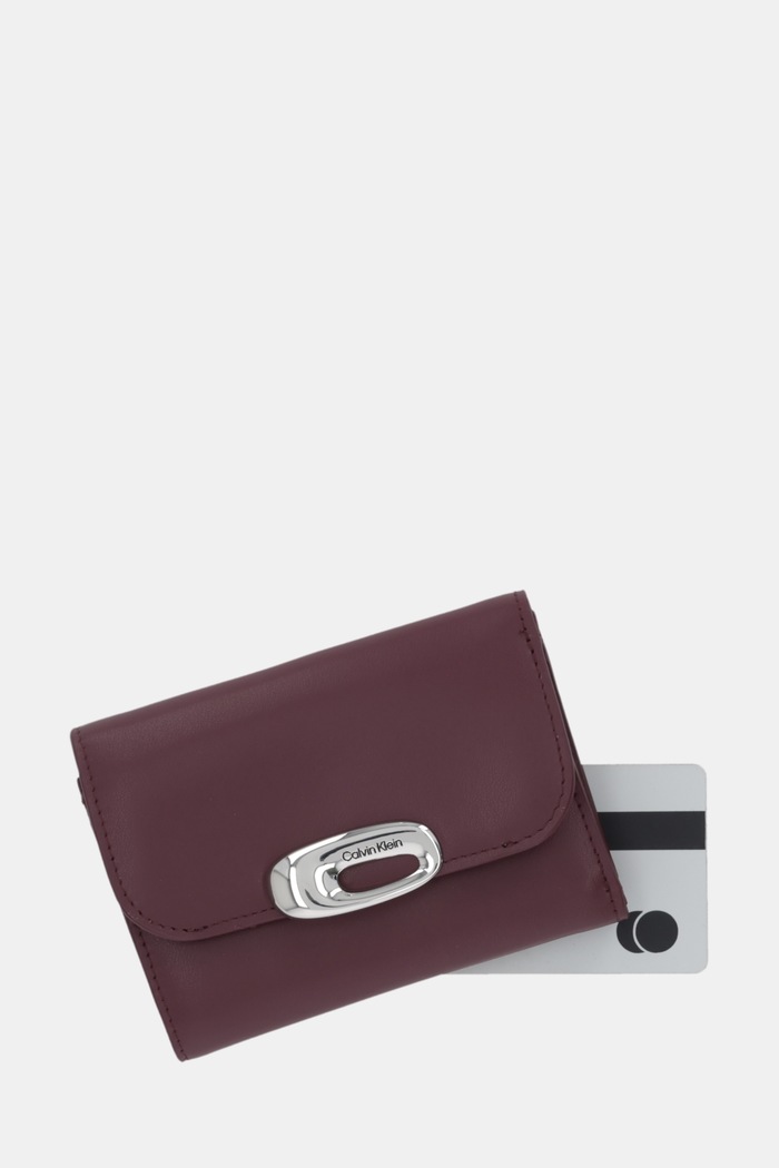 Calvin Klein bőr pénztárca burgundia LV04F1116G