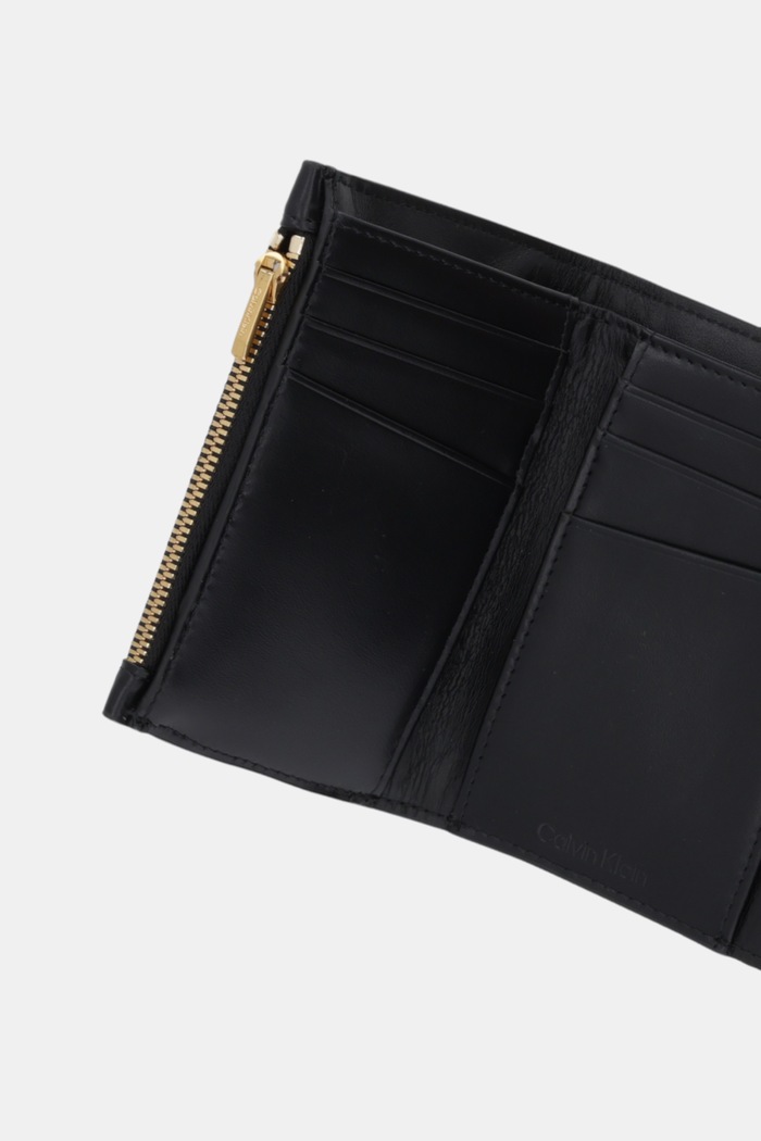 Akcesoria Calvin Klein portfel skórzany LV04F1116G czarny