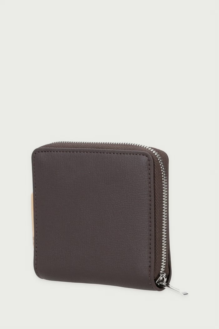 Calvin Klein portfel damski z imitacji skóry LV04F1120G brązowy SS26