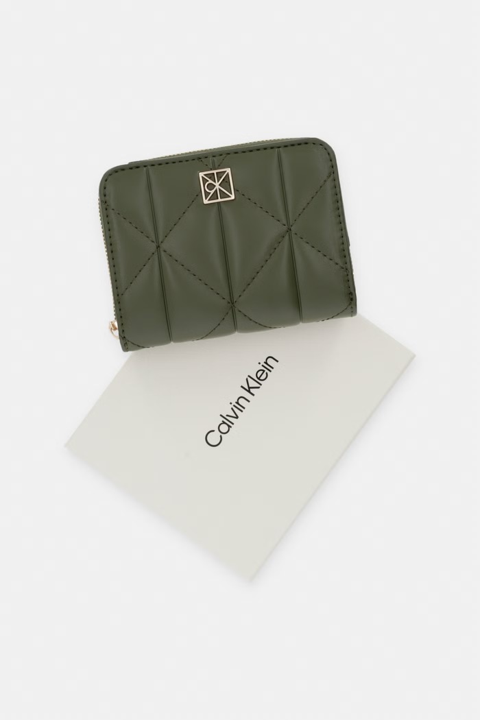 Calvin Klein peňaženka dámska z imitácie kože LV04F1124G zelená