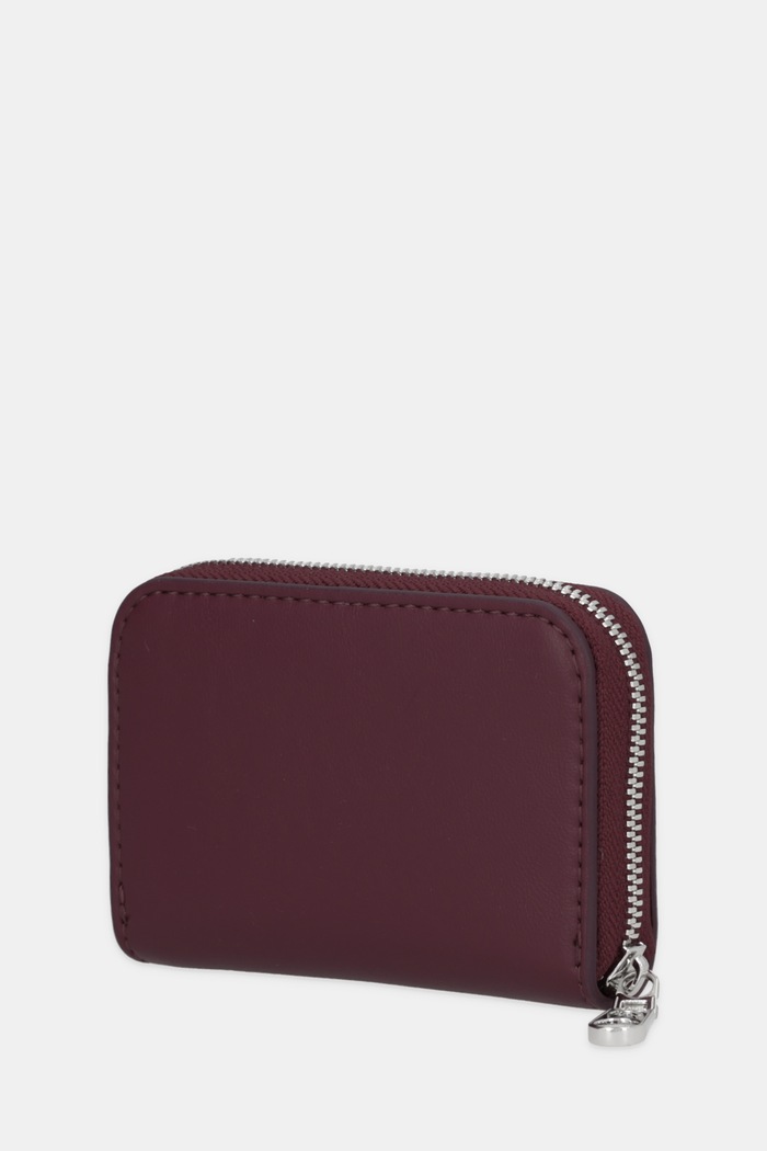 Calvin Klein Peněženka dámská z imitace kůže LV04F1154G burgundské SS26