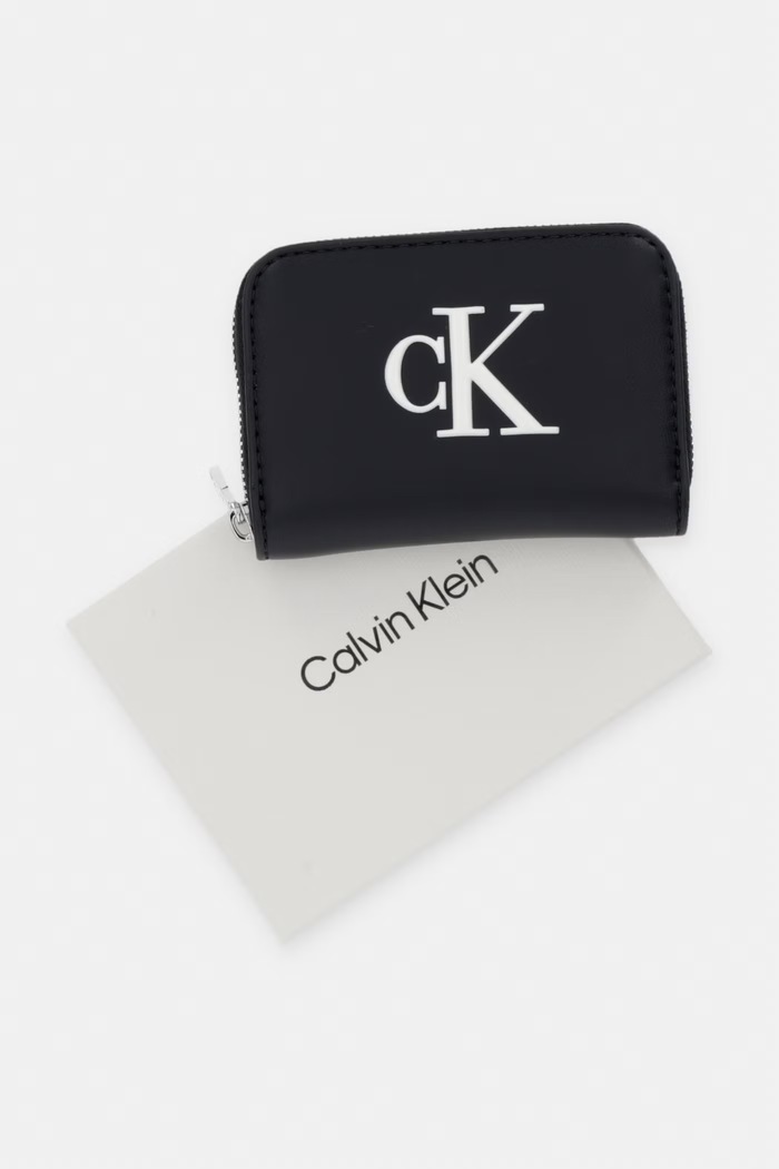 Calvin Klein πορτοφόλι γυναικείο από απομίμηση δέρματος LV04F1154G μαύρο