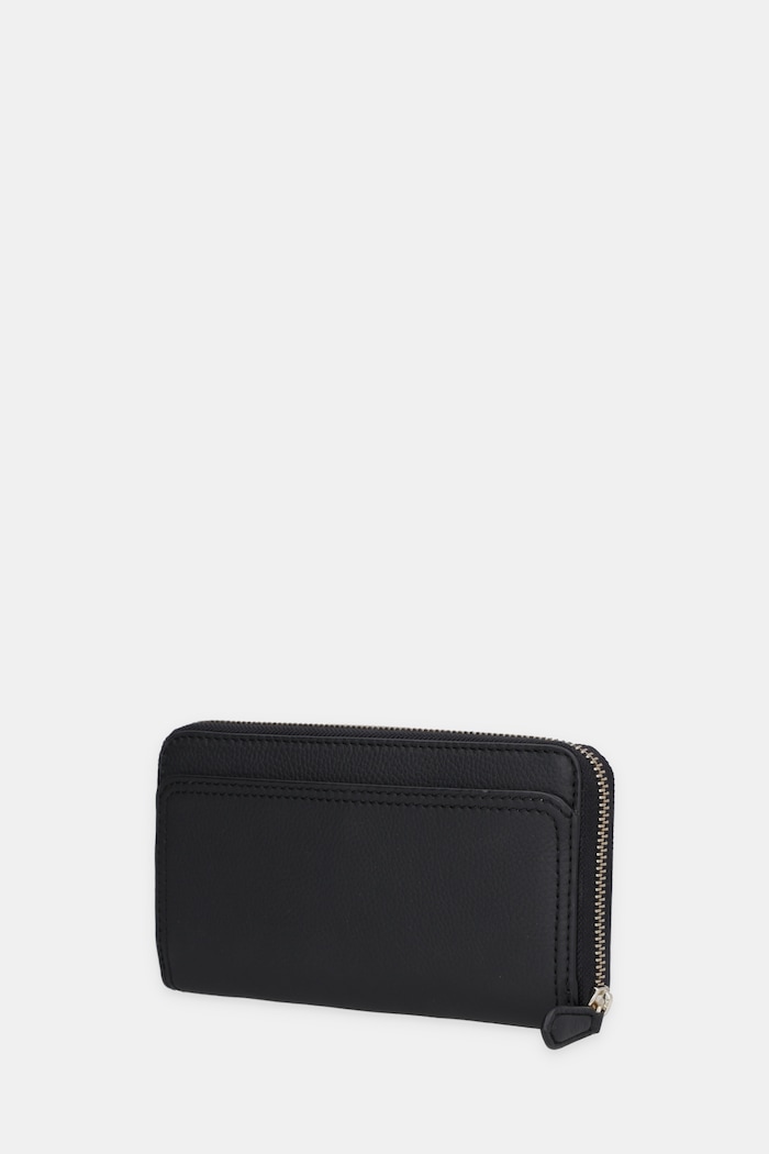 BOSS portofel pentru femei din piele Lenah Ziparound 50558016 negru SS26